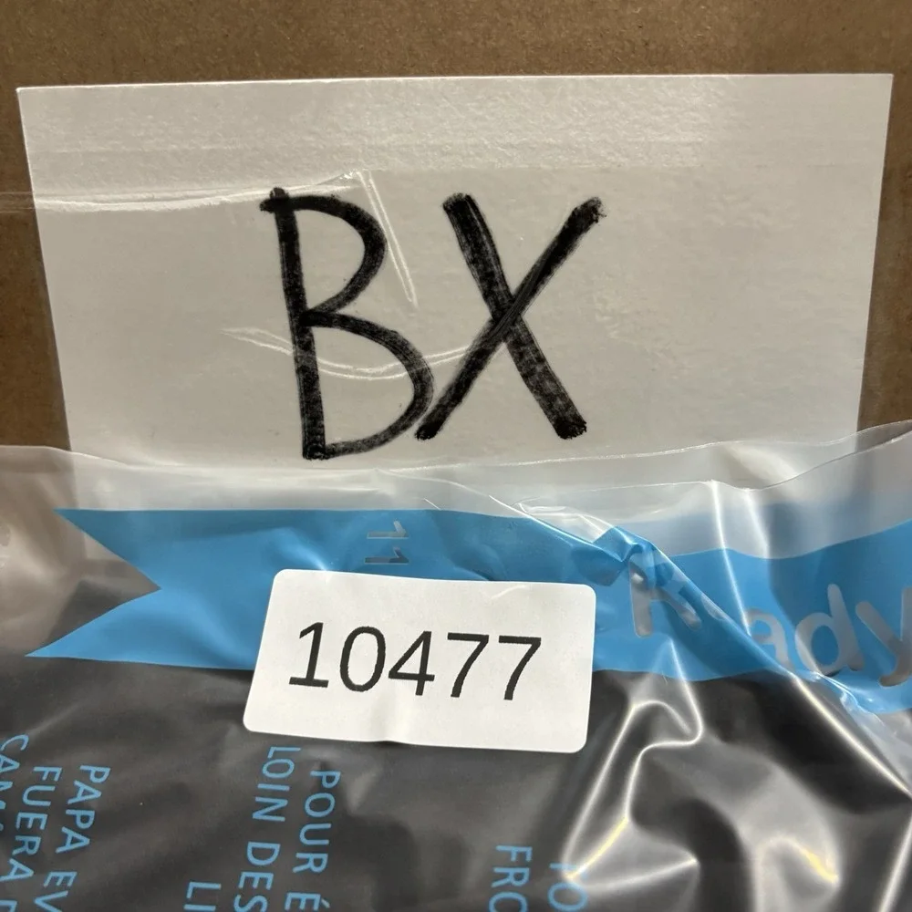 Guess T Shirt Men's XL V Neck Textured Short Sleeve Muscle Y2K 90s Logo Black - Picture 6 of 6